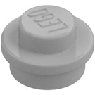 LEGO Parelmoer lichtgrijs Plaat 1 x 1 Rond (6141 / 30057)