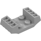 LEGO Perle Hellgrau Platte 2 x 2 mit Erhoben Grilles (41862)