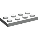 LEGO Parelmoer Lichtgrijs Plaat 2 x 4 (3020)