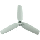 LEGO Pearl Light Gray Propeller 3 Blade 9 Diameter without Recessed Center (15790 / 30332)