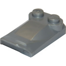 LEGO Grigio perlato chiaro Pendenza 2 x 3 x 0.7 Curvo con Ala (47456 / 55015)