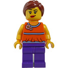 LEGO Pencil Pot Lady Minifiguur