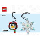 LEGO Penguin & Snowflake Set 40572 Instructions