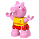 LEGO Peppa Pig with Beachwear Duplo Figure