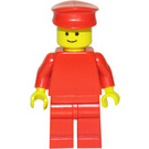 LEGO Person в червен Clothing с червен Шапка Минифигурка