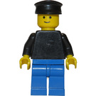 LEGO Person med Sort Top og Sort Hat Minifigur