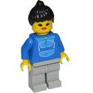 LEGO Person med Jogging Kostym med Svart Hår Minifigur