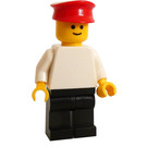 LEGO Person with White Top and Red Hat Minifigure