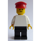 LEGO Person з Білий Топ і Червоний Капелюх Мініфігурка