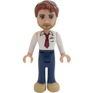 LEGO Peter avec blanc shirt, tie, Bleu pants Figurine