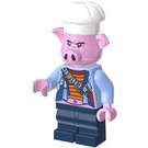 LEGO Pigsy with Bright Light Blue Jacket Minifigure
