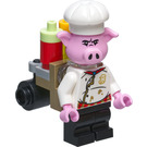 LEGO Pigsy with White Chef Jacket and Portable Kitchen Minifigure