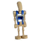 LEGO Piloot Battle Droid met Blauw Torso met Zandbruin Insignia Minifiguur