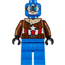 LEGO Pilot Kaptein America Minifigur