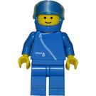 LEGO Pilot W Niebieski Zipper Garnitur I Niebieski Kask Minifigurka