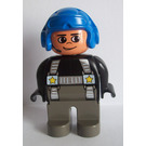 LEGO Piloto con Aviador Casco Figura Duplo