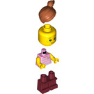 LEGO Roze en Wit Striped Trui Minifiguur