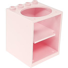 LEGO Pink Cabinet 4 x 4 x 4 with Sink Hole (6197)