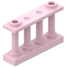LEGO Rosa Zaun Spindled 1 x 4 x 2 mit 2 oberen Bolzen (30055)