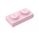 LEGO Rosa Placa 1 x 2 (3023 / 28653)