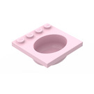 LEGO Rosa Sink 4 x 4 Oval (6195)