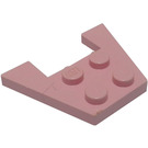 LEGO Rosa Keil Platte 3 x 4 ohne Bolzenkerben (4859)