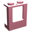 LEGO Pink Window Frame 1 x 2 x 2 with 2 Holes in Bottom (2377)