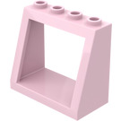 LEGO Pink Windscreen 2 x 4 x 3 with Solid Studs (2352)