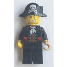 LEGO Pirate Captain, Zwart Vest minifiguur