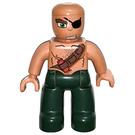 LEGO Pirate mit Bald Kopf Duplo Abbildung