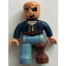 LEGO Pirate met Blauw Poten Duplo Figuur