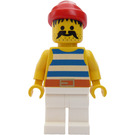 LEGO Pirate avec Grand Moustache et Blanc Jambes Minifigurine