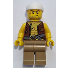 LEGO Pirate avec Open Vest, blanc Bandana et Anchor Tattoo Figurine