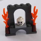 레고 Pirates Advent Calendar 6299-1 하위 집합 Day 23 - Brick Arch with Fire and Skull