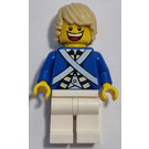 LEGO Pirates Chess Bluecoat Soldier mit Wide Smile und Tan Tousled Haar Minifigur