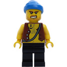 LEGO Pirates Chess Set Pirate with Anchor Tattoo and Blue Bandana Minifigure