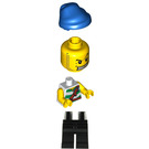LEGO Pirates Chess Set Pirate mit Weiß und Green Streifen Shirt und Gold Zahn Minifigur