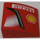 레고 "PIRELLI", Shell Logo, Air Intake (Right) Stickered Assembly