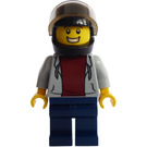 LEGO Pizza Delivery Biker Minifigure