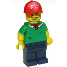 LEGO Pizza Delivery Mann Minifigur