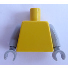 LEGO Plain Torso with Medium Stone Gray Arms and Medium Stone Gray Hands (76382)