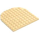 LEGO Plade 10 x 10 Halvt Cirkel (80031)