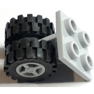 LEGO Plate 2 x 2 with Medium Stone Gray Wheels (4870)