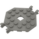 LEGO Plate 6 x 6 Open Center without 4 Corners with 4 Clips (2539)