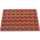 LEGO assiette 6 x 8 (3036)