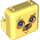 LEGO Play Cube Box 3 x 8 mit Scharnier mit Hund face (64462 / 72462)