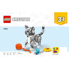 LEGO Playful Cat Set 31163 Instructions