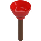 LEGO Plunger z Reddish brązowy Uchwyt (11459)