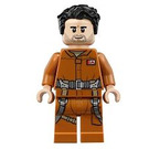 LEGO Poe Dameron s Tmavě oranžová Jumpsuit a Straps Minifigurka