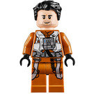 LEGO Poe Dameron with Dark Orange Jumpsuit, White Vest and Straps Minifigure